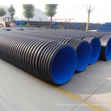 High Quality PE HDPE Plastic Water Supply Pipe HDPE Double Wall Corrugated Pipe